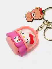 Бирюзовый брелок для ключей и рюкзака