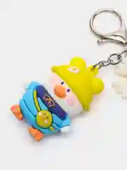 Золотой брелок для ключей и рюкзака