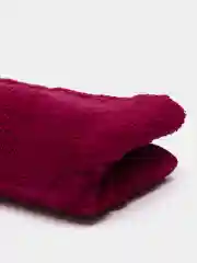 Бордовый полотенце махровое "Ручки", "Ножки", для рук и ног, 50 х 70