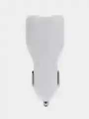 Белый автомобильное зарядное устройство, в прикуриватель, 2 USB, 3,1 А