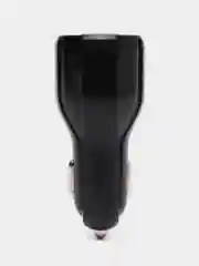 Черный автомобильное зарядное устройство, в прикуриватель, 2 USB, 3,1 А