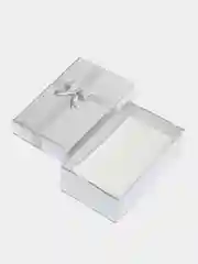 Серебряный подарочная коробочка для украшений, 5*8*2,5 см