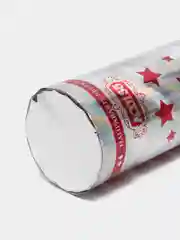 Серебряный хлопушка 30 см свадебная / юбилейная / на удачу / хлопушка на все счастливые случаи жизни