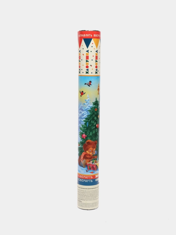 Хлопушка праздничная, фольгированное ассорти, 11 и 40 см