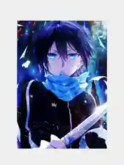 Красный плакаты Naruto (Наруто) / Noragami (Бездомный Бог)