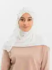 Нарядный мусульманский платок на никах, хиджаб