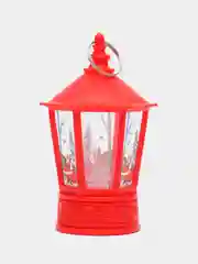 Фонарь новогодний, с фигуркой