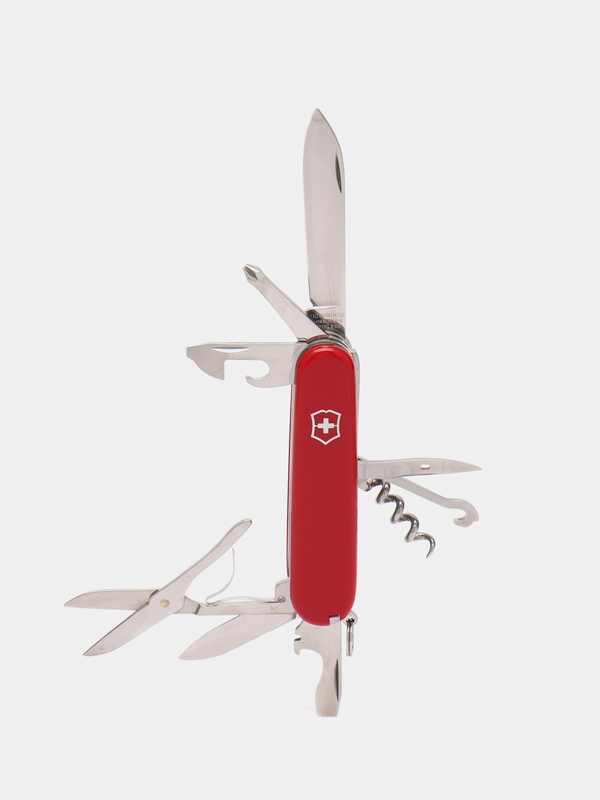 Складной нож Victorinox Explorer, 16 функций, 91 мм, красный