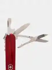 Складной нож Victorinox Huntsman, 15 функций, 91 мм, красный, полупрозрачный