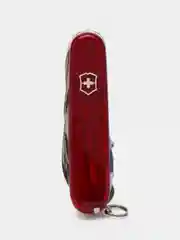 Складной нож Victorinox Huntsman, 15 функций, 91 мм, красный, полупрозрачный