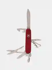 Складной нож Victorinox Huntsman, 15 функций, 91 мм, красный, полупрозрачный