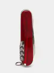 Складной нож Victorinox Huntsman, 15 функций, 91 мм, красный, полупрозрачный