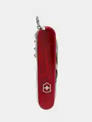 Складной нож Victorinox Huntsman, 15 функций, 91 мм, красный, полупрозрачный