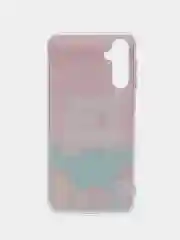Фуксия чехол для Samsung Galaxy A24 / Самсунг Галакси А24, силиконовый, с рисунком