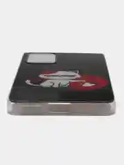 Серый меланж чехол Redmi Note 11 Pro 4G / Note 12 Pro 4G Сяоми Редми Нот 11 Про силиконовый с рисунком