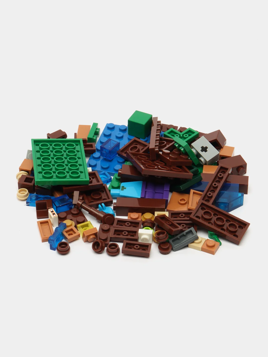 Конструктор Майнкрафт, Minecraft, 101 деталь, серый