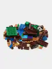 Конструктор Майнкрафт, Minecraft, 101 деталь, серый