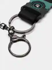 Зеленый брелок для рюкзака и ключей "Бульдог Космонавт"