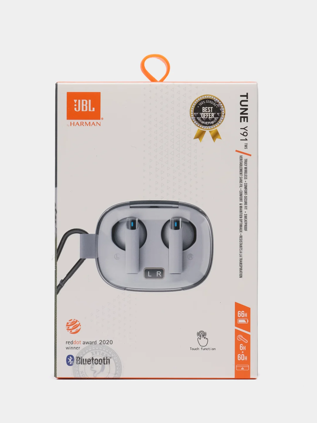 Белый беспроводные наушники JBL TWS Harman Tune Y91 (ANC, Type-C)