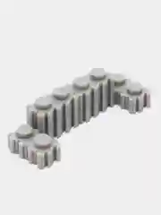 Серый конструктор 3д детский 3D, развивающая игрушка из мини-блоков,фигурка Куроми, Соник, Стич