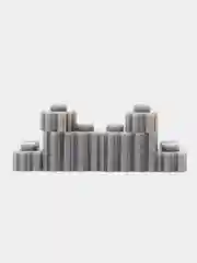 Серый конструктор 3д детский 3D, развивающая игрушка из мини-блоков,фигурка Куроми, Соник, Стич