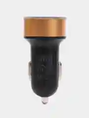 Золотой автомобильное зарядное устройство 2*USB 2,0; 3,1 А