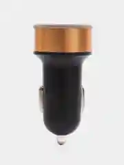 Золотой автомобильное зарядное устройство 2*USB 2,0; 3,1 А