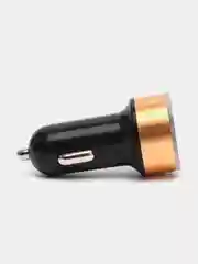 Золотой автомобильное зарядное устройство 2*USB 2,0; 3,1 А