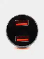 Золотой автомобильное зарядное устройство 2*USB 2,0; 3,1 А