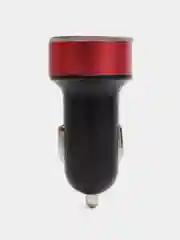 Красный автомобильное зарядное устройство 2*USB 2,0; 3,1 А