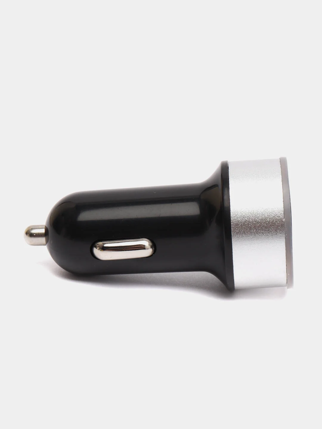 Серебряный автомобильное зарядное устройство 2*USB 2,0; 3,1 А