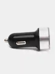 Серебряный автомобильное зарядное устройство 2*USB 2,0; 3,1 А