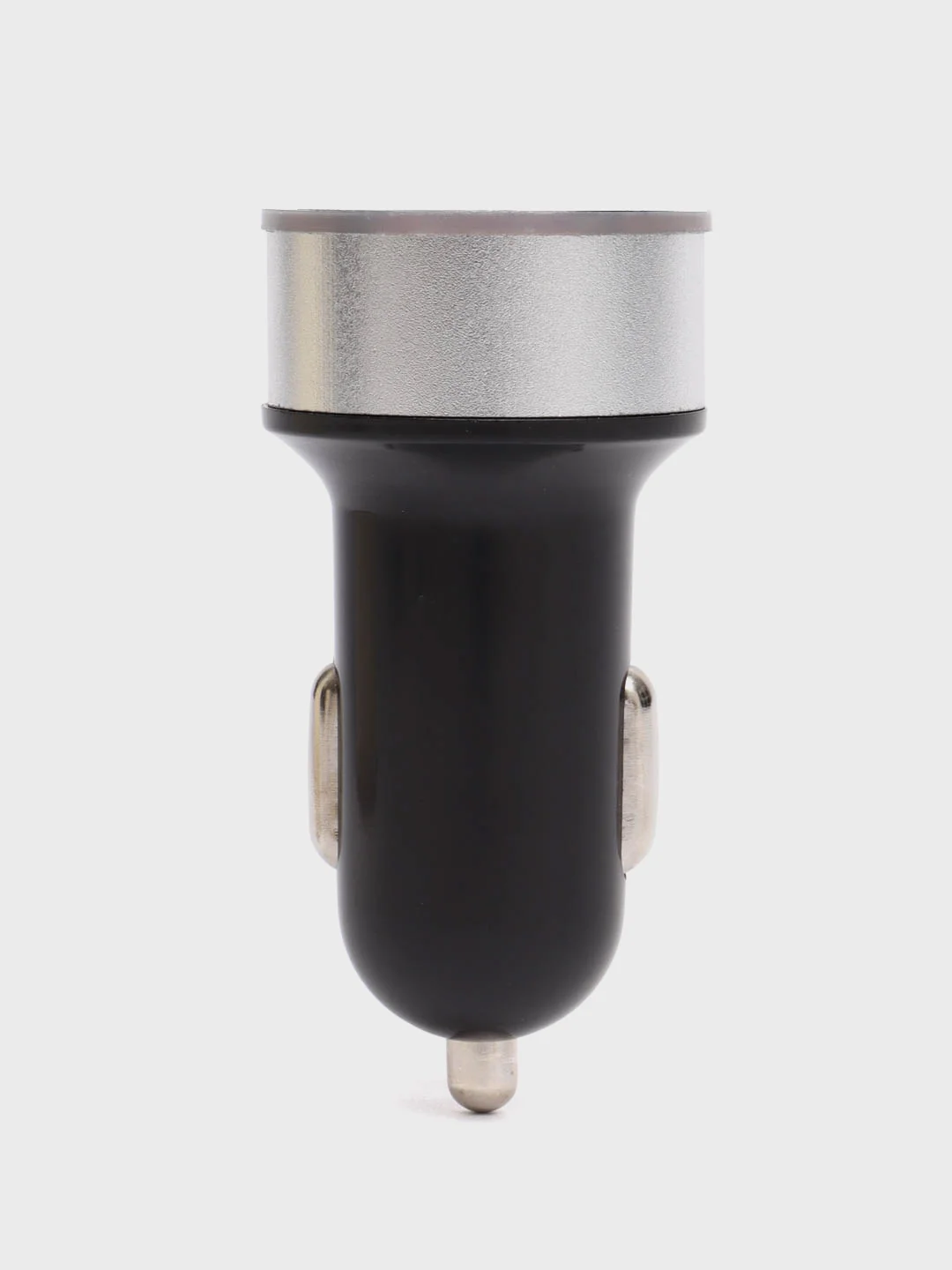 Серебряный автомобильное зарядное устройство 2*USB 2,0; 3,1 А