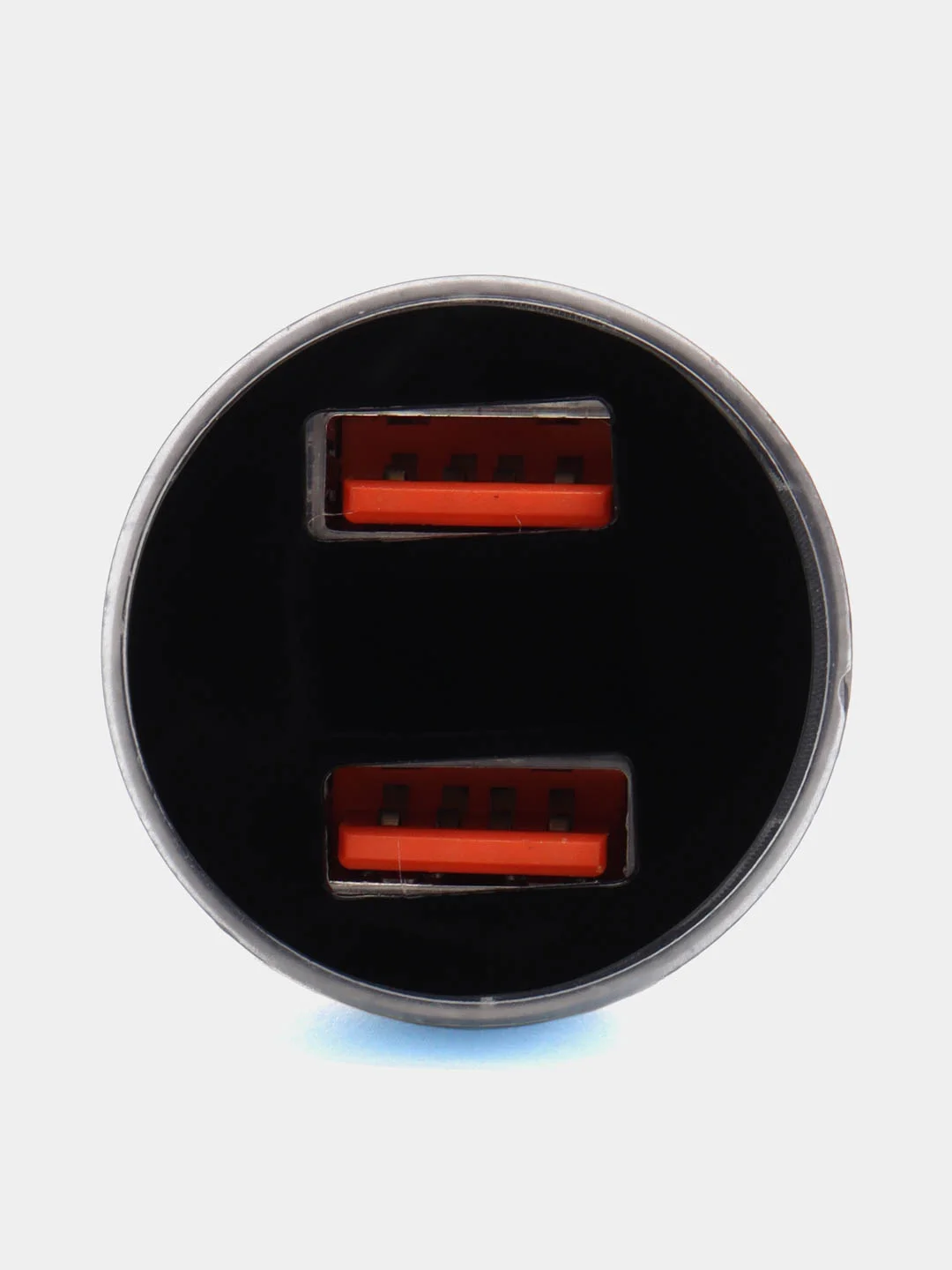 Синий автомобильное зарядное устройство 2*USB 2,0; 3,1 А