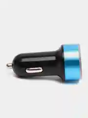 Синий автомобильное зарядное устройство 2*USB 2,0; 3,1 А