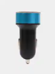Синий автомобильное зарядное устройство 2*USB 2,0; 3,1 А