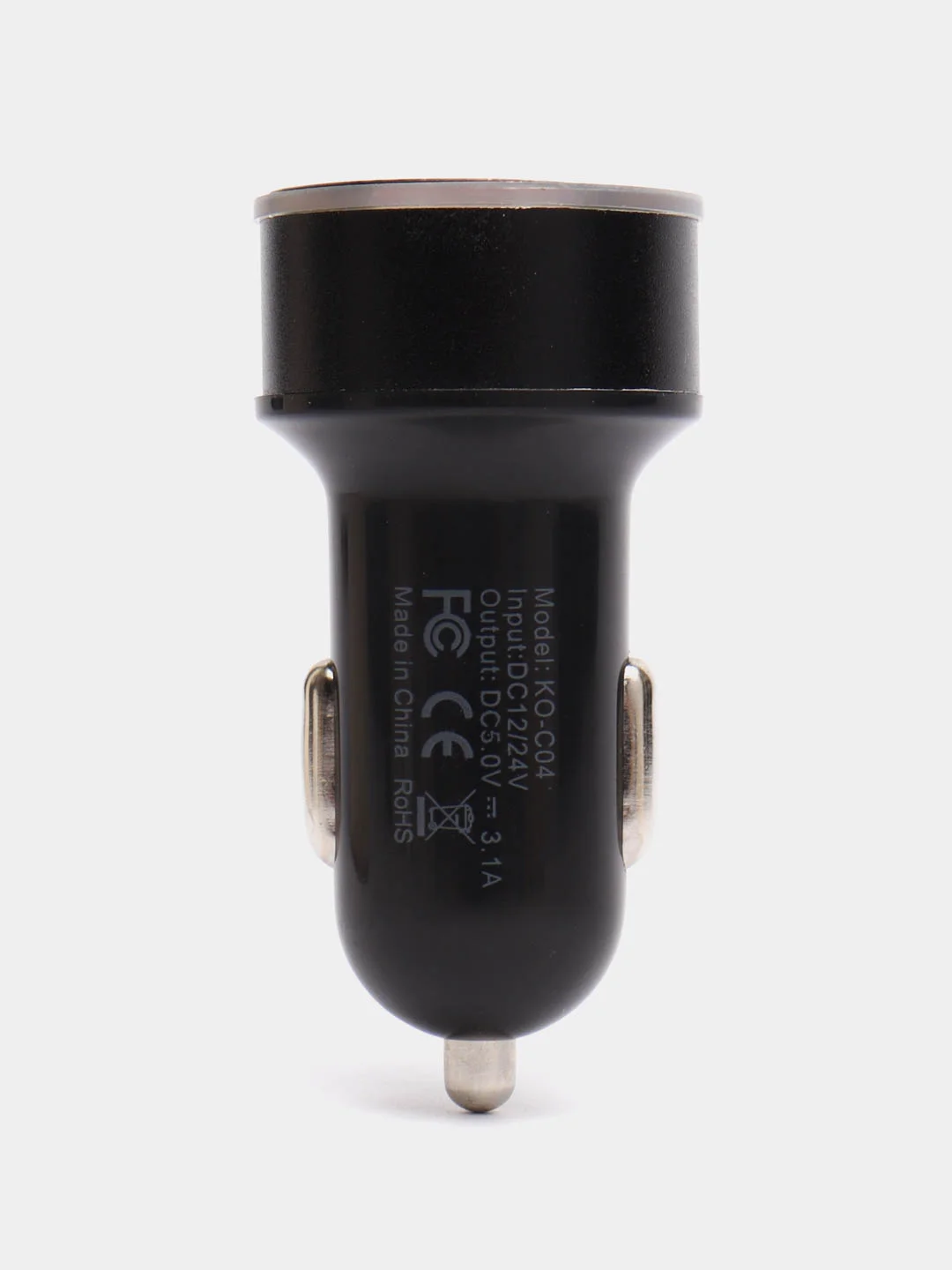 Синий автомобильное зарядное устройство 2*USB 2,0; 3,1 А