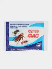 Профессиональное средство от тараканов "Супер ФАС", 10 г, 3 шт, средство от насекомых