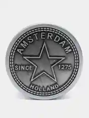 Серый металлик гриндер для измельчения табака, AMSTERDAM 40 мм