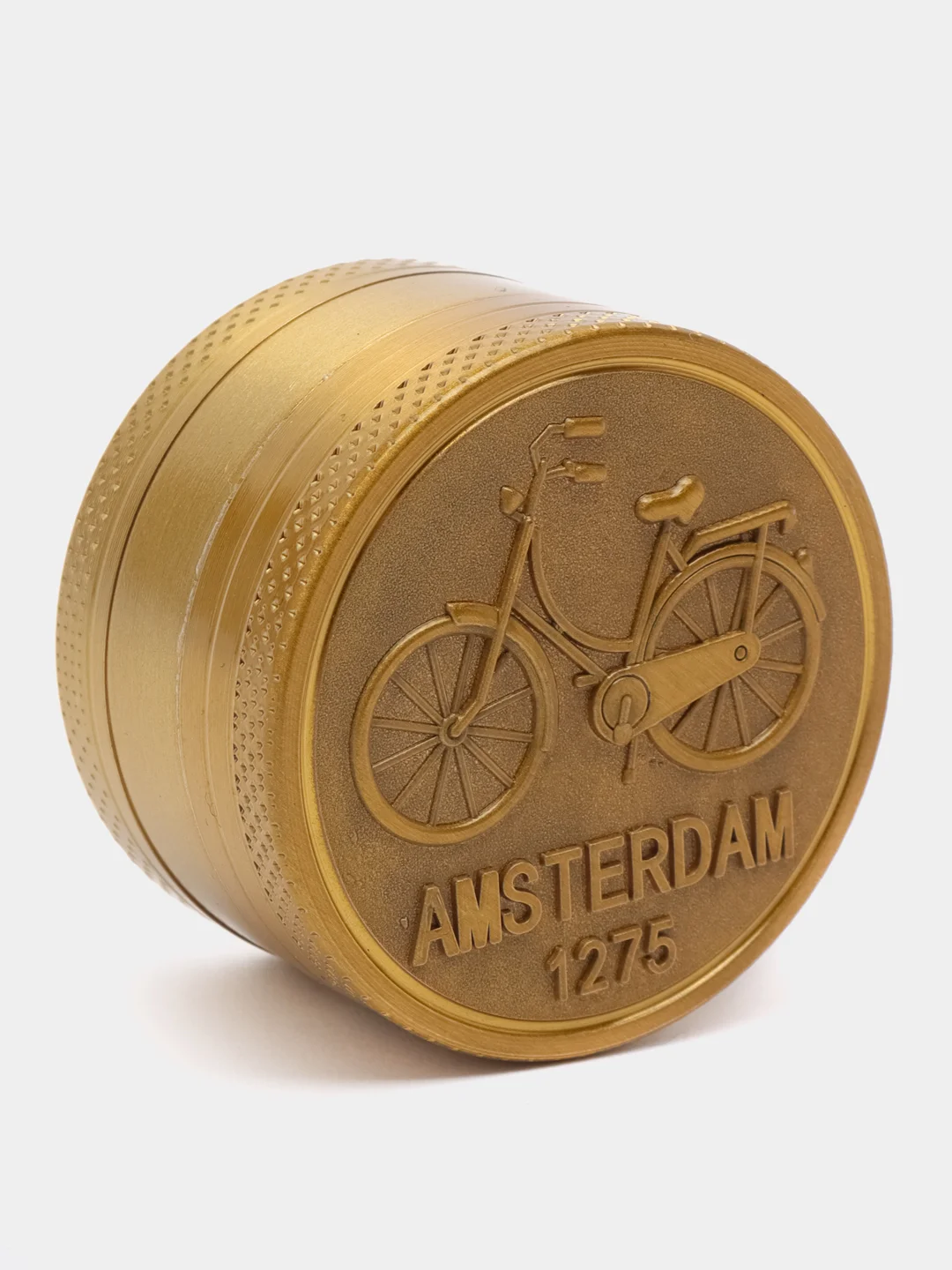 Золотой гриндер для измельчения табака, AMSTERDAM 40 мм