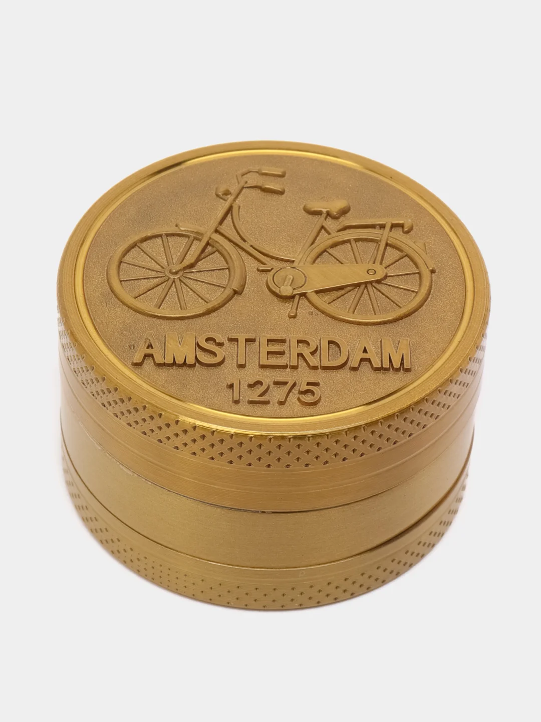 Золотой гриндер для измельчения табака, AMSTERDAM 40 мм