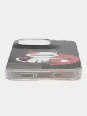 Черный чехол для iPhone 15 Pro, 15 Pro Max / Айфон 15 Про, 15 Про Макс силиконовый, с рисунком