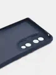 Темно-синий чехол для Honor 70 / Хонор 70, силиконовый Silicone Cover