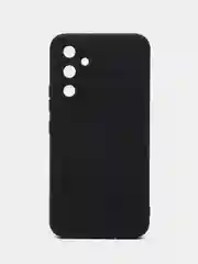 Угольный чехол для Samsung Galaxy A54 / Самсунг Галакси А54, силиконовый, матовый, черный