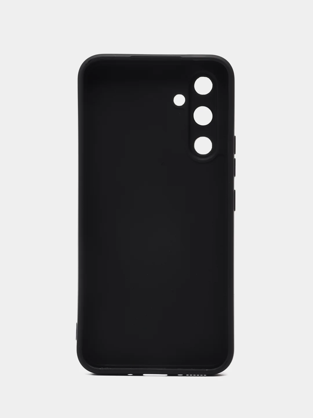 Угольный чехол для Samsung Galaxy A54 / Самсунг Галакси А54, силиконовый, матовый, черный