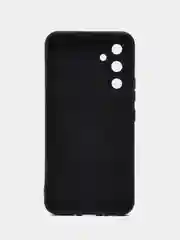 Угольный чехол для Samsung Galaxy A54 / Самсунг Галакси А54, силиконовый, матовый, черный
