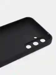Угольный чехол для Samsung Galaxy A54 / Самсунг Галакси А54, силиконовый, матовый, черный