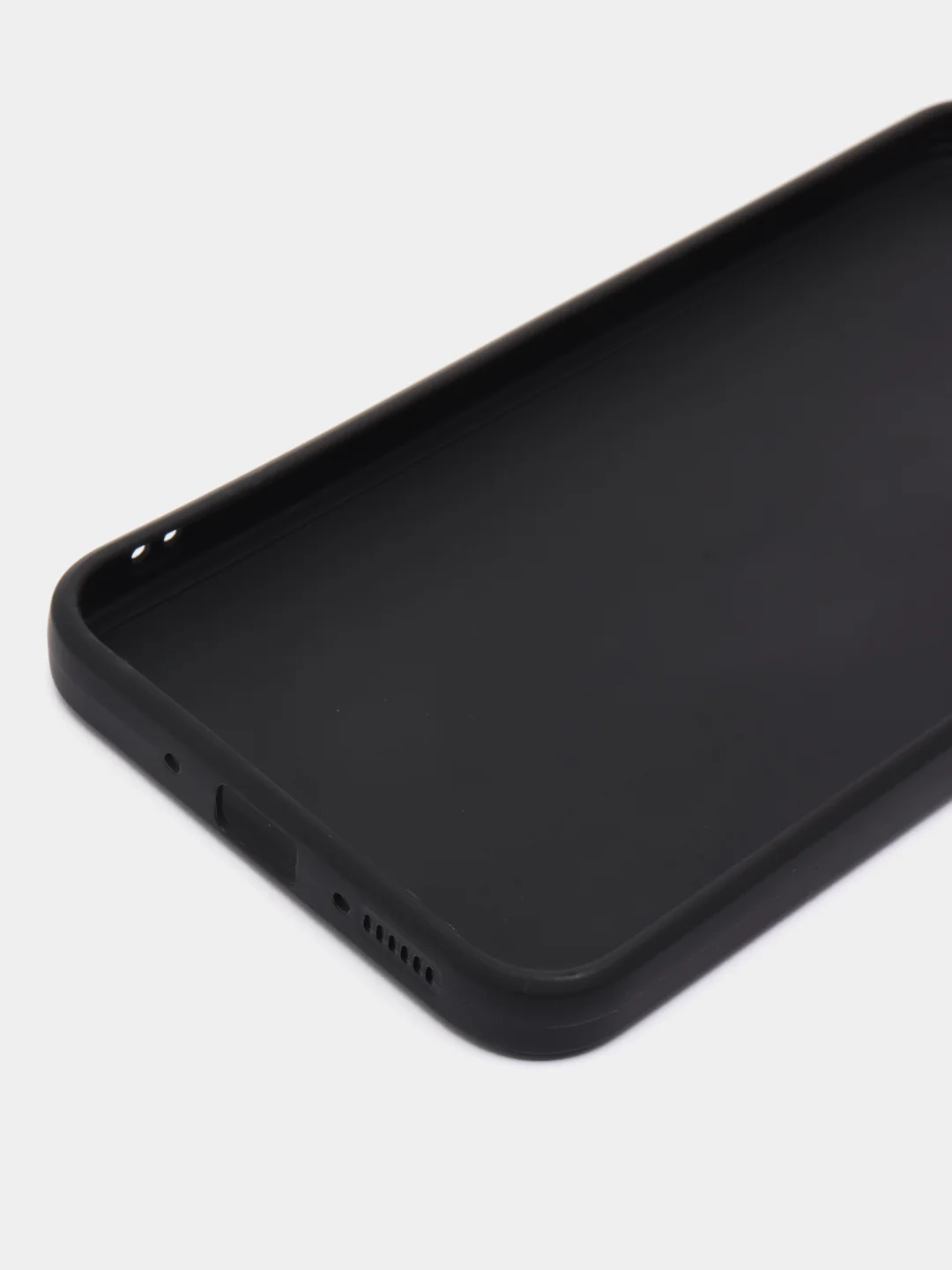 Угольный чехол для Samsung Galaxy A54 / Самсунг Галакси А54, силиконовый, матовый, черный