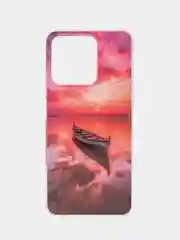 Коралловый чехол для Realme C51 / Realme C53 / Реалми С53 / Realme Note 50 силиконовый, с рисунком