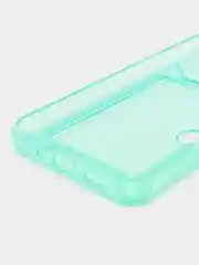 Бирюзовый чехол с карманом для карт для Xiaomi Redmi 9A, прозрачный, Сяоми Редми 9А